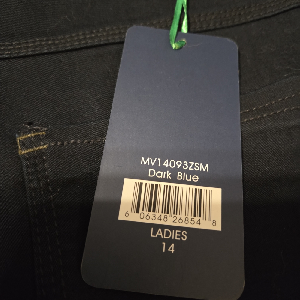 One 5 One Dark Blue Denim Stretch Jean - Picture 3 of 8